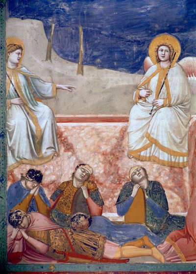 Noli Me Tangere, or the Apparition of Christ to Mary Magdalene (detail) by Giotto di Bondone